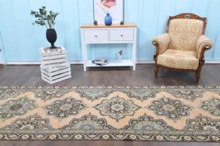 4x13 Wool Vintage Runner Rug - Thumbnail