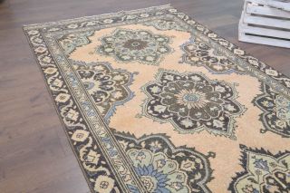 4x13 Wool Vintage Runner Rug - Thumbnail