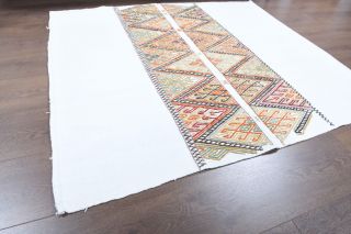 4x4 Handmade Vintage Kilim Rug - Thumbnail