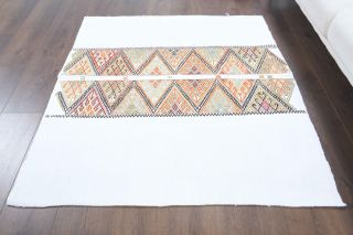 4x4 Handmade Vintage Kilim Rug - Thumbnail