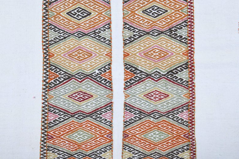 4x4 Handmade Vintage Accent Rug