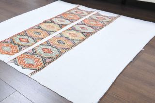 4x4 Handmade Vintage Accent Rug - Thumbnail