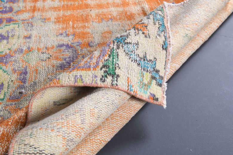 4x5 Handmade Vintage Anatolian Small Rug