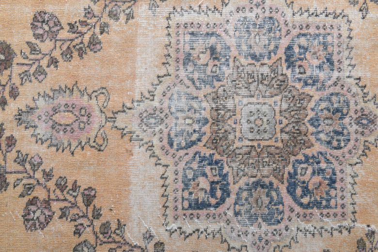 4x5 Handmade Vintage Oushak Area Rug