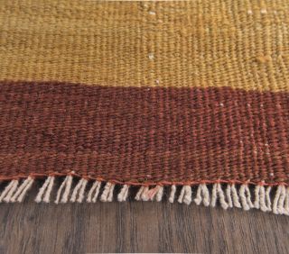 4x5 Vintage Handmade Kilim Area Rug - Thumbnail