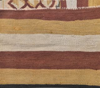 4x5 Vintage Handmade Kilim Area Rug - Thumbnail