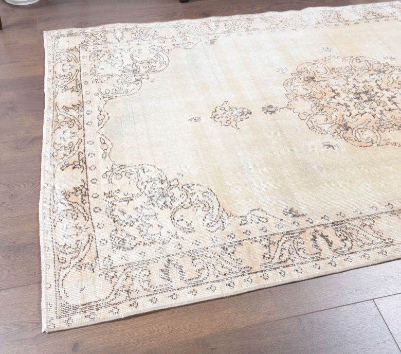 4x6 Handmade Vintage Area Rug