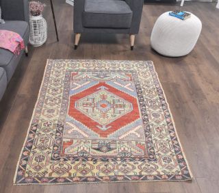 Vintage Anatolian Area Rug - Thumbnail