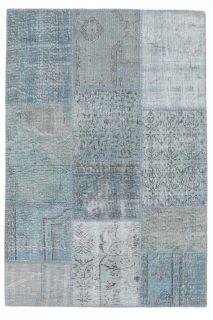 4x6 Vintage Handmade Patchwork Area Rug - Thumbnail