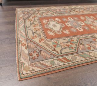 4x6 Vintage Handmade Turkish Area Rug - Thumbnail