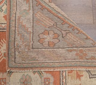 4x6 Vintage Handmade Turkish Area Rug - Thumbnail