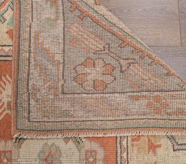 4x6 Vintage Handmade Turkish Area Rug