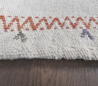 Vintage White Area Rug - Thumbnail