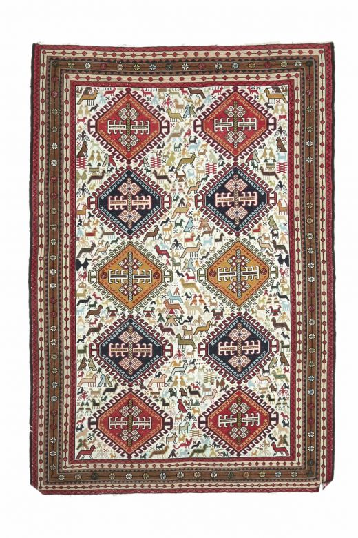 4x6 Vintage Kilim Kilim Area Rug