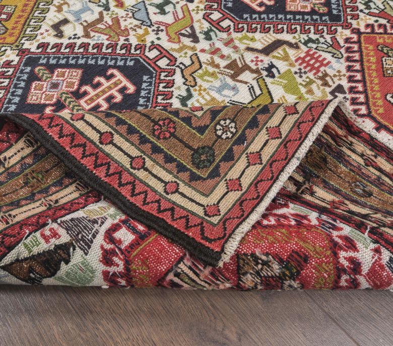 4x6 Vintage Kilim Kilim Area Rug