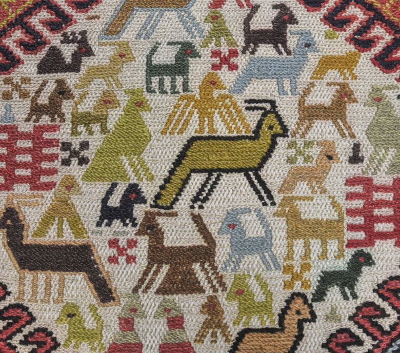 4x6 Vintage Kilim Kilim Area Rug