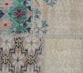 4x6 Vintage Patchwork Area Rug - Thumbnail