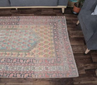 4x7 Antique Handmade Area Rug - Thumbnail