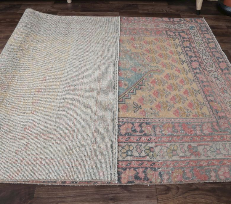 4x7 Antique Handmade Area Rug