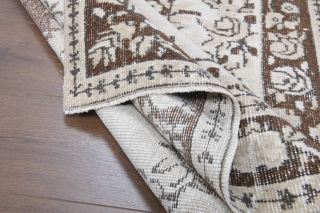 4x7 Handmade Vintage Area Rug - Thumbnail