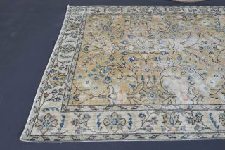 4x7 Handmade Antique Area Rug - Thumbnail