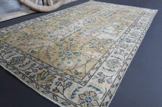 4x7 Handmade Antique Area Rug - Thumbnail