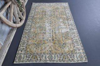 4x7 Handmade Antique Area Rug - Thumbnail