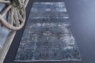 4x7 Handmade Vintage Area Rug - Thumbnail