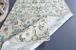 4x7 Handmade Vintage Area Rug - Thumbnail