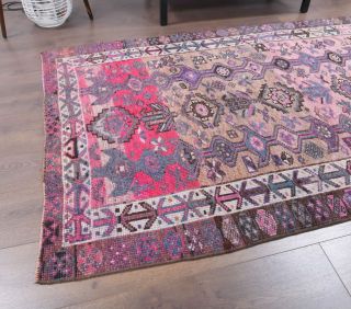 4x7 Original Oushak Vintage Area Rug - Thumbnail