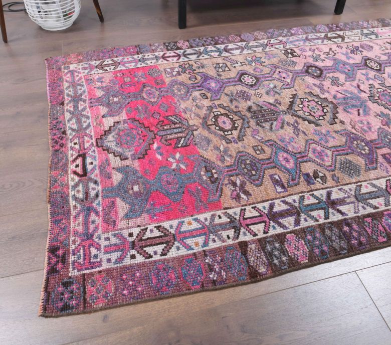 4x7 Original Oushak Vintage Area Rug