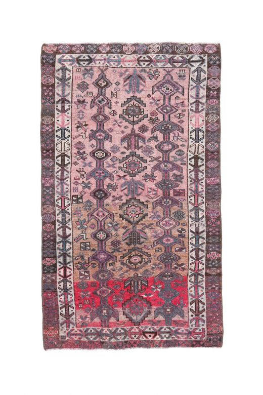 4x7 Original Oushak Vintage Area Rug