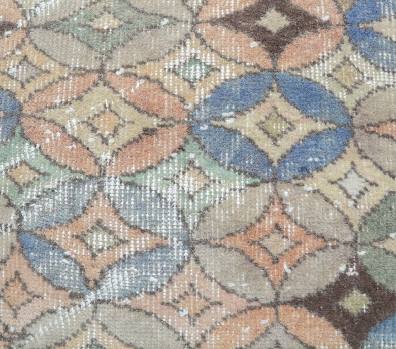 4x7 Vintage Handmade Anatolian Retro Rug