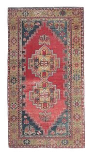 Vintage Anatolian Varosh Area Rug - Thumbnail