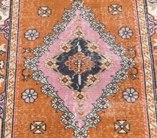 Vintage Orange Area Rug - Thumbnail