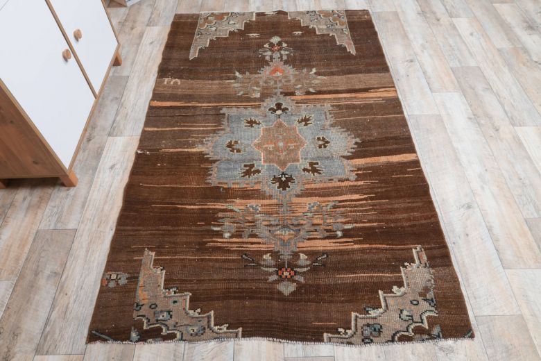 Vintage Area Brown Rug