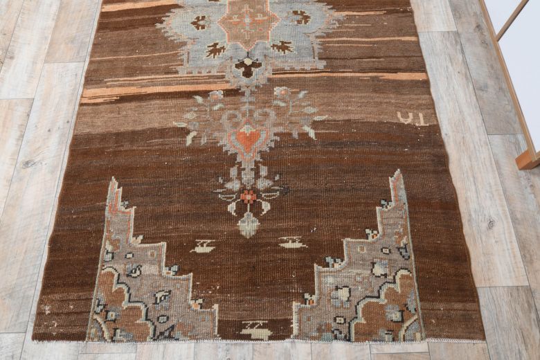 Vintage Area Brown Rug