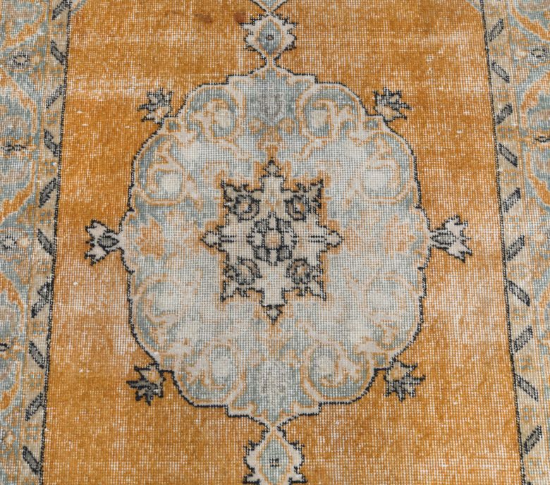 Vintage Orange Area Rug