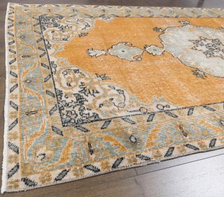 Vintage Orange Area Rug - Thumbnail