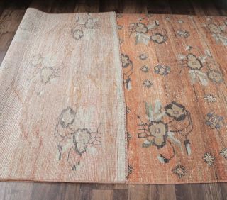 4x7 Vintage Handmade Area Rug, Teppich | Rugser ® Turkish Rug - Thumbnail