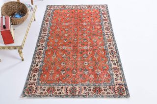 Brunt Orange Vintage Area Rug - Thumbnail