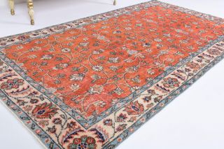 Brunt Orange Vintage Area Rug - Thumbnail