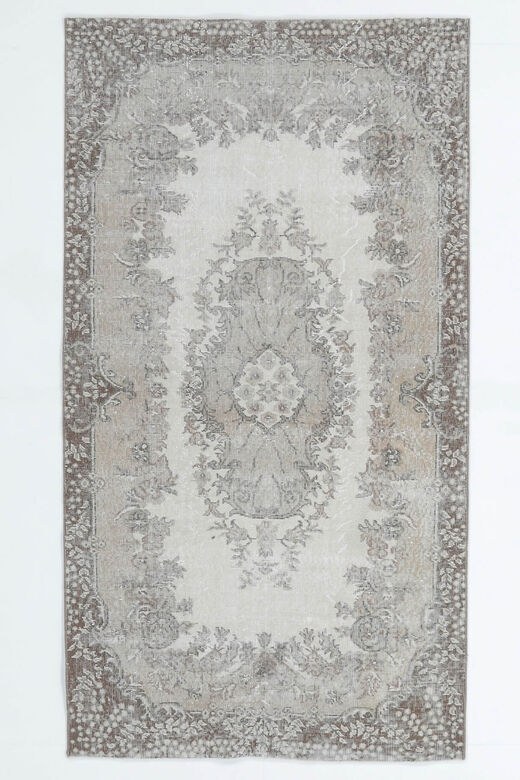 4x7 Vintage Handmade Isparta Area Rug