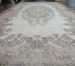 4x7 Vintage Handmade Isparta Area Rug - Thumbnail