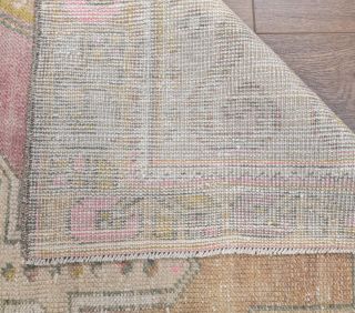 4x7 Vintage Handmade Oriental Area Rug - Thumbnail