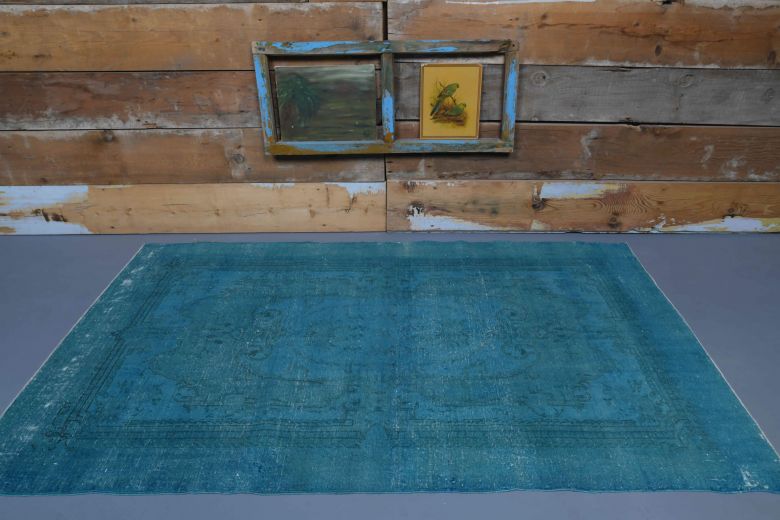 Blue Vintage Area Rug