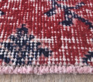 4x7 Vintage Turkish Handmade Area Rug - Thumbnail