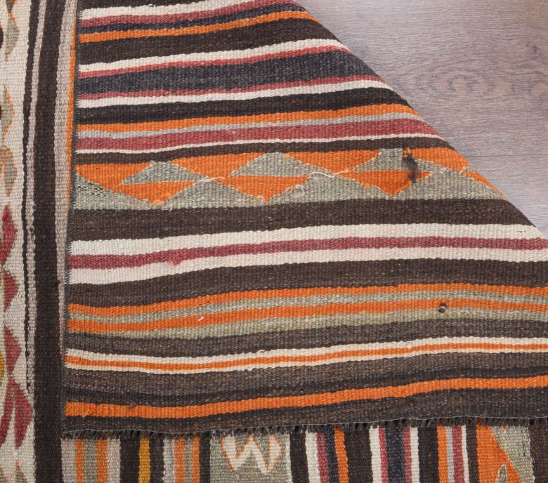 4x8 Handmade Vintage Area Rug