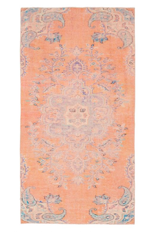 4x8 Handmade Vintage Area Rug