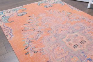 4x8 Handmade Vintage Area Rug - Thumbnail